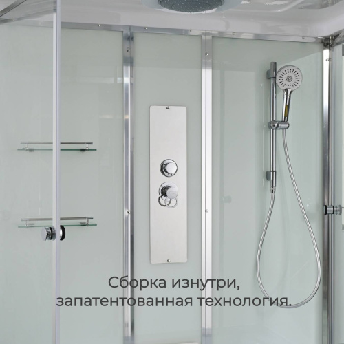 Душевая кабина AvaCan V V5017 170х90 прямоугольная с крышей ориентация универсальная - фото 5 Душевая кабина AvaCan V V5017 170х90 прямоугольная с крышей ориентация универсальная - фото 5