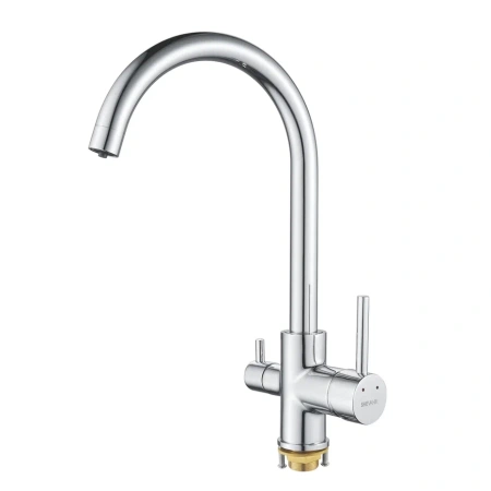 Смеситель для кухни Shevanik S128 на мойку хром