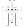 Смеситель Gessi Inciso 58113#299 на раковину черный