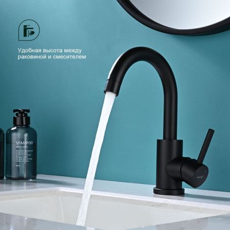 Смеситель для кухни Splenka S201 S201.13.06 на мойку черный