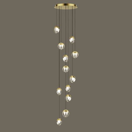 Светильник потолочный Delight Collection MD24001033-12A gold/clear