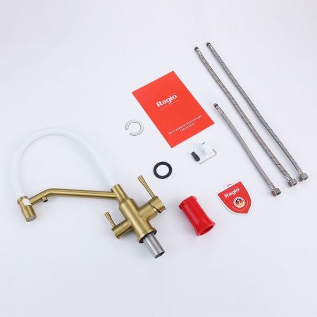 Смеситель для кухни Raglo R81 R81.62.03 на мойку золото