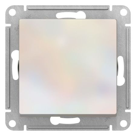 Выключатель 1-клавишный 2-полюсный 10А механизм Systeme Electric AtlasDesign (АтласДесигн) ATN000421