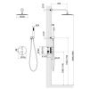 Душевая система Timo Saona SX-2369/00SM встраиваемая в стену цвет хром