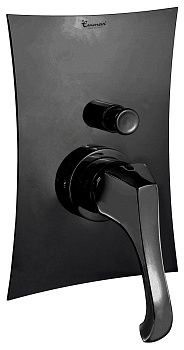Смеситель для душа Emmevi Ares 76019/NEO встраиваемый в стену черный матовый
