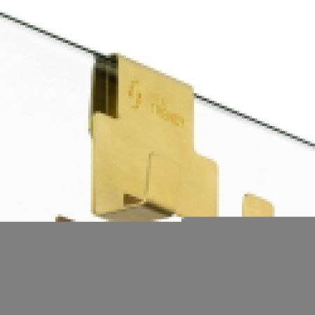 Душевая перегородка New Trendy AVEXA Gold EXK-7002 70х200 стекло прозрачное профиль золото