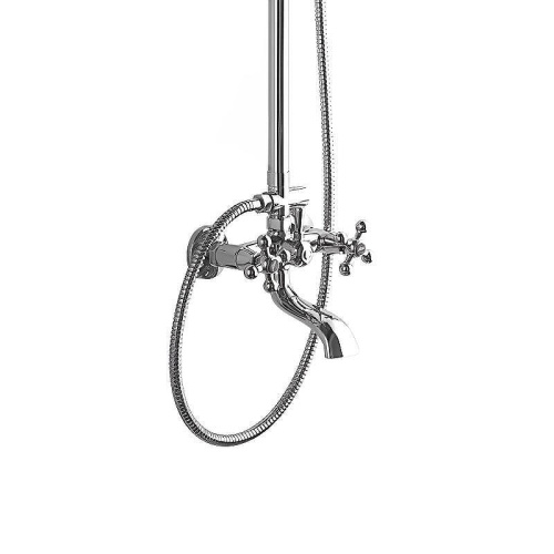 Душевая стойка D-Lin D10A12 настенная цвет хром - фото 4