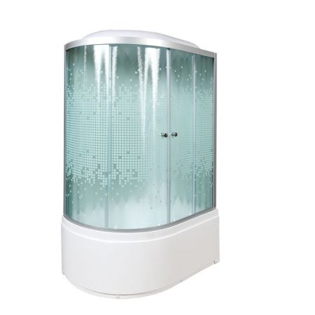 Душевая кабина AvaCan L920RGM+EL 120х80 асимметричная с крышей ориентация правая