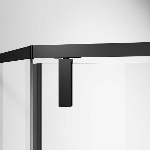 Душевой уголок Vincea Slim-N VSP-4SN100CLB 100х100 стекло прозрачное профиль черный - фото 3