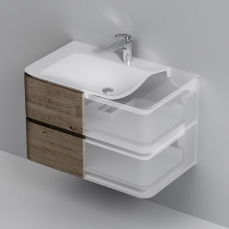 Тумба под раковину Am.Pm Sensation M30FHX0802TF 80х50 подвесная цвет коричневый