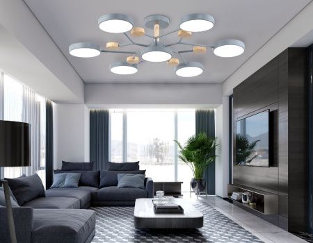 Люстра на штанге Ambrella Light LineTech (ЛинеТецх) FL4865