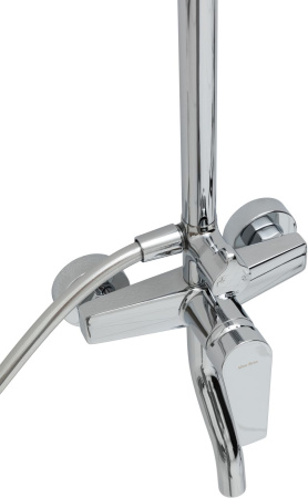 Душевая стойка Allen Brau Eclipse 5.E1007-00 настенная цвет хром
