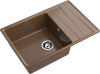 Кухонная мойка Granfest Level LV-760L терракот 76х50 цвет коричневый поверхность матовая
