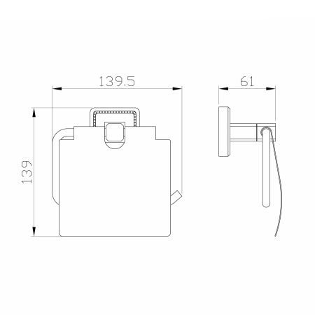 Бумагодержатель Wonzon & Woghand Roma WW-7226