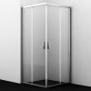 Душевой уголок Wasserkraft Lippe 45S 45S03 90х90 стекло прозрачное профиль хром без поддона
