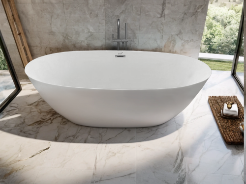 Ванна акриловая Cerutti SPA CT10517 170х80 отдельностоящая овальная