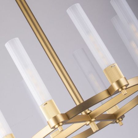 Люстра на штанге Delight Collection MD2314-8A antique brass