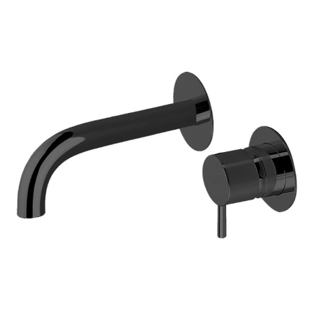 Смеситель Cisal Nuova Less LN00551D40 встраиваемый черный матовый