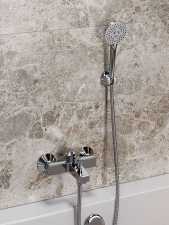 Душевой гарнитур Orange  OAS011 настенный  хром