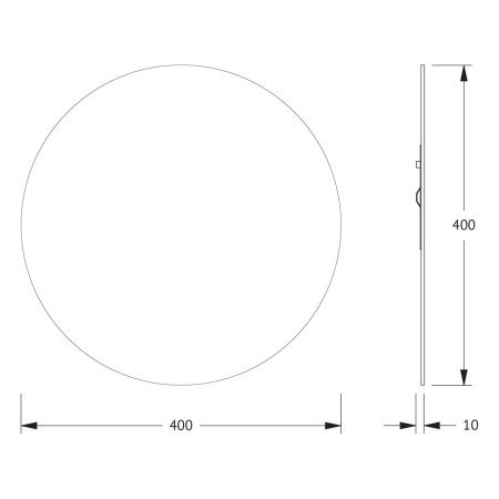 Зеркало Evoform Primary BY 0038 40х40 подвесное