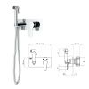Гигиенический душ Teska ELSA PRO BTK6407 золото