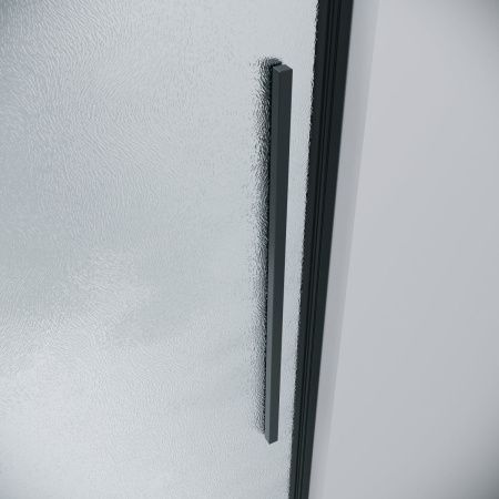 Душевая дверь Grossman Galaxy 1/2.K33.01.80L.21.02 80х195 стекло шиншилла профиль черный