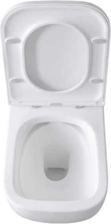 Чаша унитаза подвесная Allen Brau Infinity 4.21004.20 цвет белый без сиденья безободковая каскадный смыв