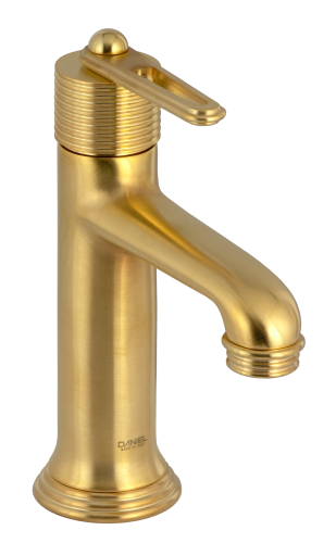 Смеситель Daniel Brooklyn BY606NDP на раковину брашированное золото - фото 4