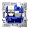 Розетка телевизионная встраиваемая VOLTUM S70 VLS060702