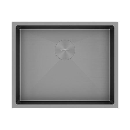 Кухонная мойка Paulmark NEXT 54 UNI PM215444-MG 50х40 цвет матовый серый