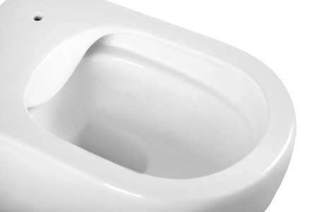 Унитаз подвесной Vincea Evo VT1-34 белый с сиденьем микролифт безободковый душевой смыв