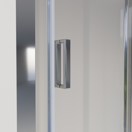 Душевая дверь Niagara Nova NG-62-9A 90х195 стекло прозрачное профиль хром глянцевый