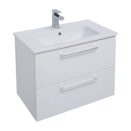 Тумба под раковину Dreja Gio 77.0103W 80х50 подвесная цвет белый