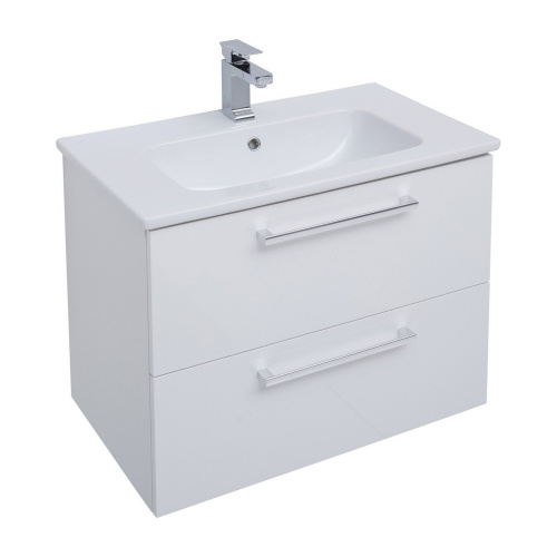 Тумба под раковину Dreja Gio 77.0103W 75х55х46 подвесная цвет белый - фото 4