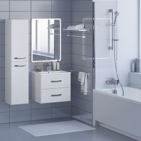 Тумба с раковиной Uperwood Foster 291020529 60х40 цвет белый