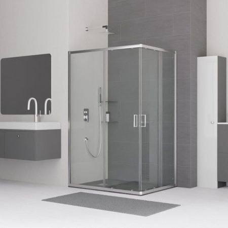 Душевой уголок RGW Classic 32094490-11 100х90 стекло прозрачное профиль хром без поддона