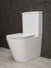Унитаз напольный с бачком Gid Cortado Tn2189 (62247Y) белый с сиденьем микролифт безободковый