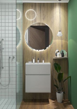 Тумба с раковиной 1MarKa Bumble У90670 60х30 подвесная цвет белый