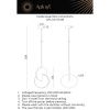 Светильник подвесной Aployt Mila (Мила) APL.044.16.08
