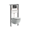 Инсталляция с кнопкой + унитаз Ceramica Nova Balance/Forma CN3009_121002MB
