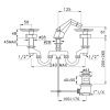 Смеситель Stella ST 00201 CR00 на биде хром