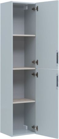 Шкаф-пенал Aquanet Алвита New 00277560 40х160 подвесной цвет серый