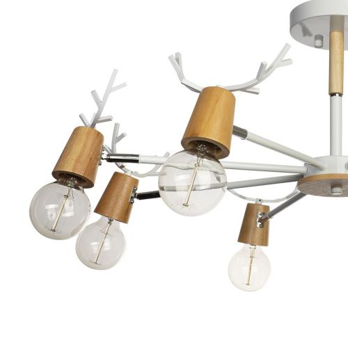 Люстра на штанге Loft It SVEN 10024/8 White - фото 3