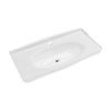 Раковина из сантехнического фаянса Kirovit Модерн 30105 110х50 встраиваемая цвет белый