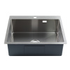 Кухонная мойка Melana ProfLine MLN-R6050HK 60х50 цвет сатин поверхность матовая