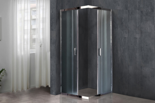 Душевой уголок Royal Bath HPD RB1212HPD-C-CH 120х120 стекло рифленое профиль хром глянцевый