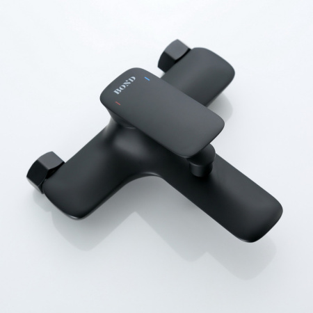 Душевая стойка Bond Cube B03-5788 настенная цвет черный матовый