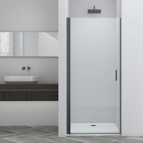Душевая дверь Vincea Alpha VDP-3AL600CLGM 60х195 стекло прозрачное профиль вороненая сталь