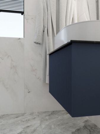 Тумба со столешницей La Fenice TERRA NFNC-01-TER-BG-60-3-GB 60х50 подвесная цвет синий