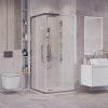 Душевой уголок Grossman Cosmo 300.K33.02.8080.10.00 80х80 стекло прозрачное профиль хром без поддона